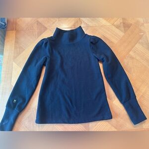 Dudley Stephens Women's Navy Turtleneck Sweater